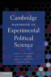 Couverture_Cambridge Handbook of Experimental Political Science