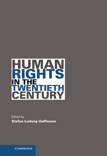 Front cover_Human Rights in the Twentieth Century