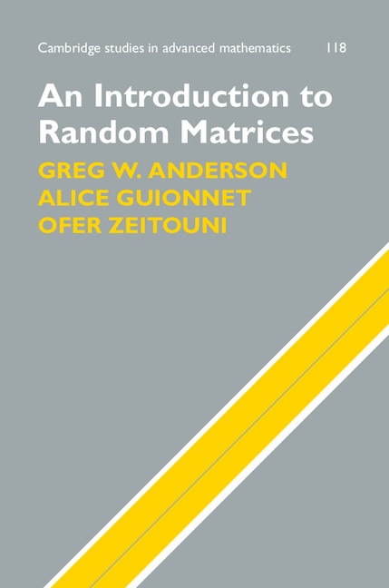 Couverture_An Introduction to Random Matrices