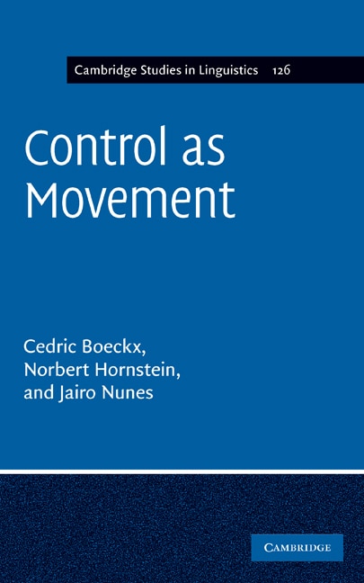 Front cover_Control as Movement