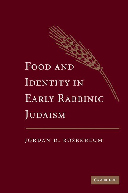 Couverture_Food and Identity in Early Rabbinic Judaism