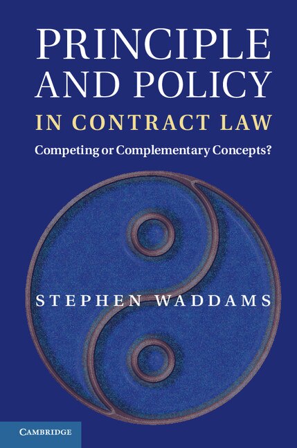 Front cover_Principle and Policy in Contract Law