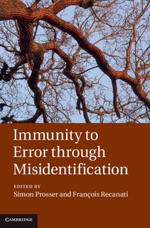Front cover_Immunity to Error through Misidentification