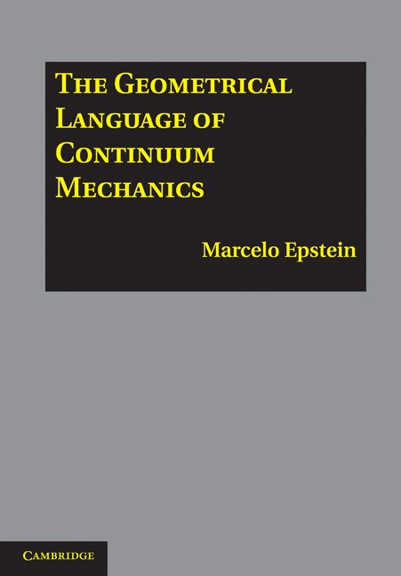 Couverture_The Geometrical Language of Continuum Mechanics