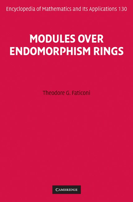 Front cover_Modules over Endomorphism Rings