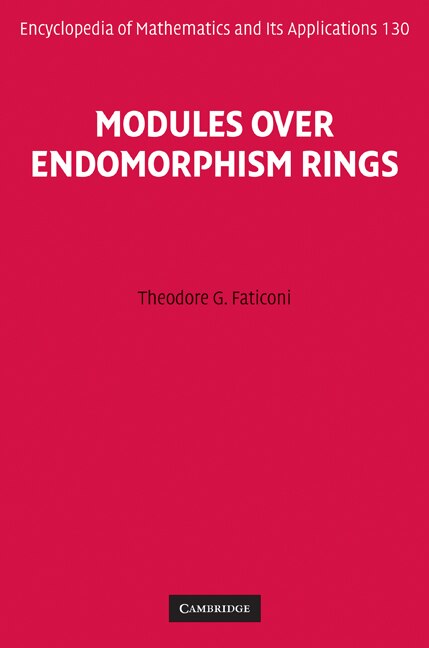 Modules over Endomorphism Rings