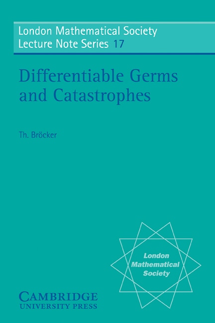 Front cover_Differentiable Germs and Catastrophes