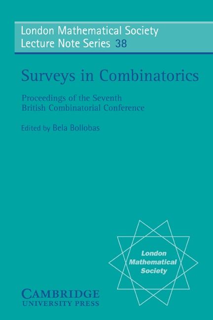 Front cover_Surveys in Combinatorics