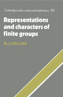 Couverture_Representations and Characters of Finite Groups