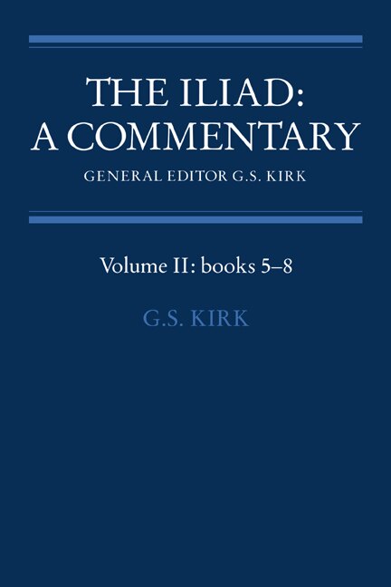 Couverture_The Iliad: A Commentary: Volume 2, Books 5-8