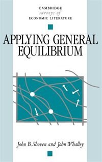 Front cover_Applying General Equilibrium