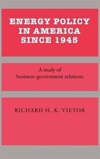 Couverture_Energy Policy in America since 1945