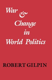 Front cover_War And Change In World Politics