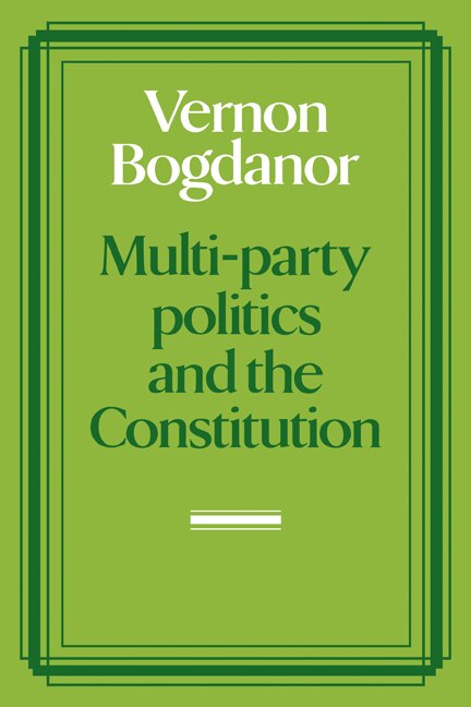 Front cover_Multi-party Politics and the Constitution