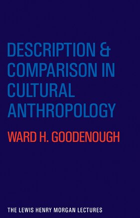 Description and Comparison in Cultural Anthropology