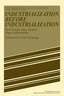 Couverture_Industiarlization before Industiarlization