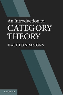 Front cover_An Introduction to Category Theory