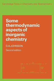 Front cover_Some Thermodynamic Aspects of Inorganic Chemistry