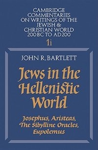 Front cover_Jews in the Hellenistic World: Volume 1, Part 1