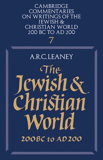 Front cover_The Jewish and Christian World 200 BC to AD 200