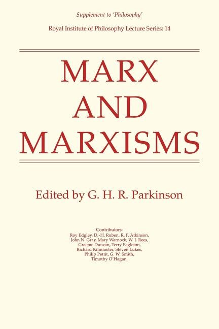 Couverture_Marx and Marxisms