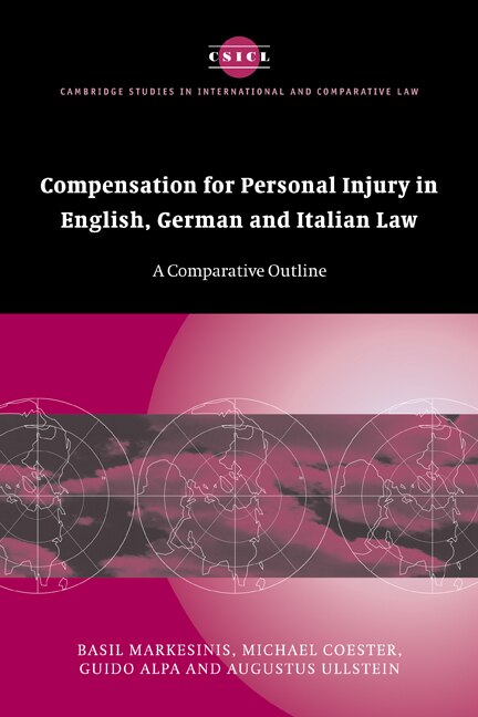 Front cover_Compensation for Personal Injury in English, German and Italian Law