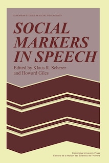 Couverture_Social Markers in Speech
