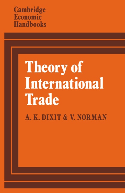 Front cover_Theory Of International Trade