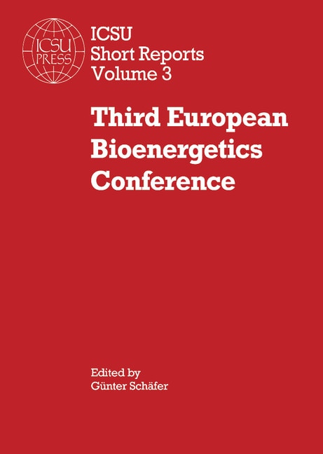Couverture_Third European Bioenergetics Conference