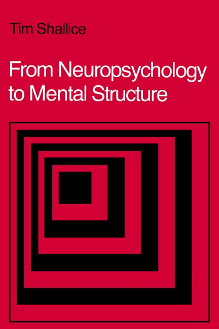 Couverture_From Neuropsychology to Mental Structure