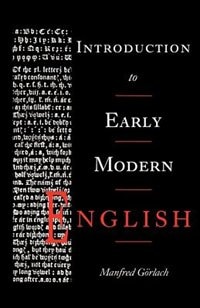 Couverture_Introduction To Early Modern English