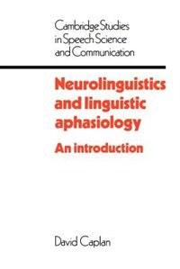 Couverture_Neurolinguistics And Linguistic Aphasiology