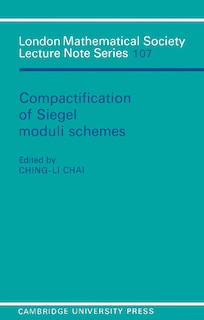 Front cover_Compactification Of Siegel Moduli Schemes