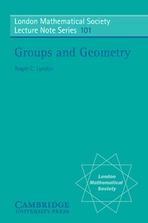 Front cover_Groups and Geometry