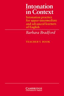 Front cover_Intonation In Context Teacher's Book