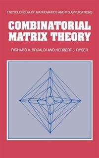 Couverture_Combinatorial Matrix Theory