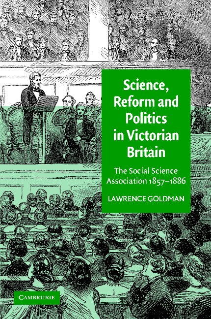 Couverture_Science, Reform, and Politics in Victorian Britain