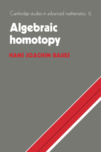 Front cover_Algebraic Homotopy