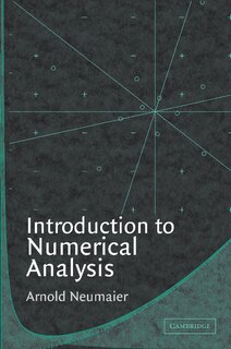 Front cover_Introduction to Numerical Analysis
