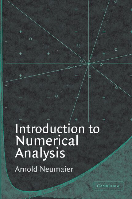 Front cover_Introduction to Numerical Analysis