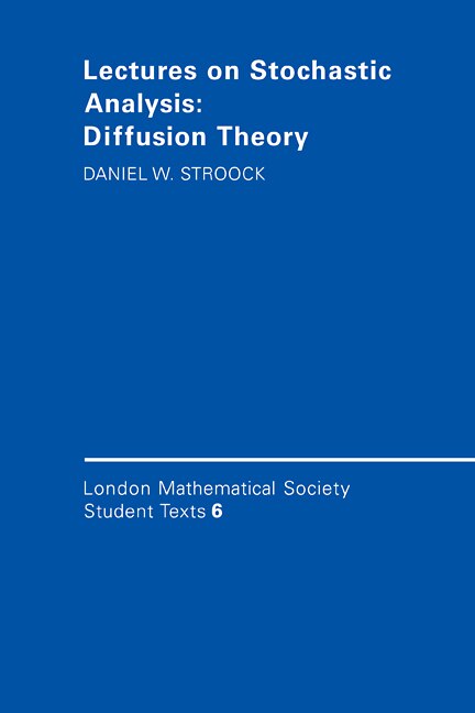 Couverture_Lectures On Stochastic Analysis: Diffusion Theory