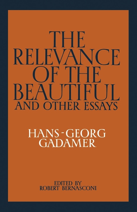 Front cover_The Relevance Of The Beautiful And Other Essays