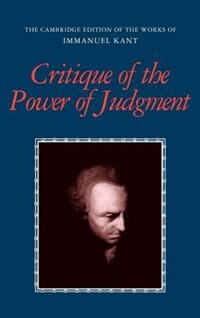Front cover_Critique Of The Power Of Judgment