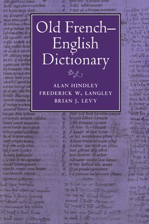 Front cover_Old French-English Dictionary
