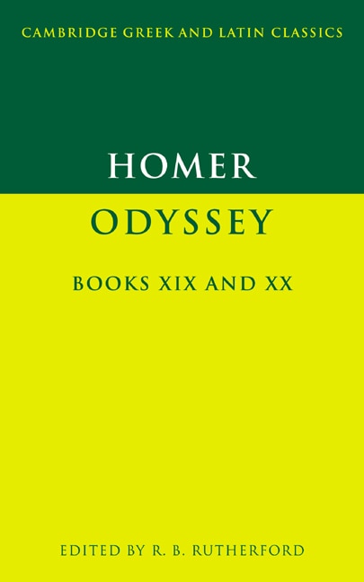 Couverture_Homer: Odyssey Books Xix And Xx