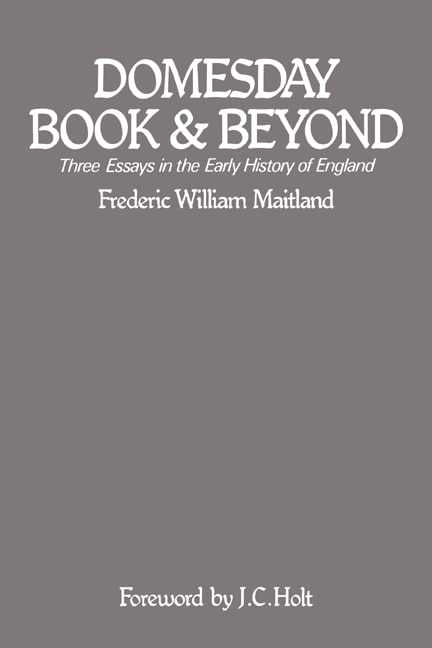 Front cover_Domesday Book and Beyond