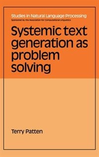 Front cover_Systemic Text Generation as Problem Solving