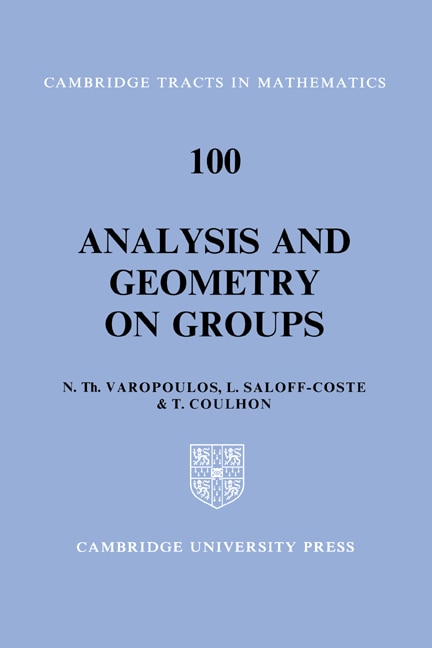 Couverture_Analysis and Geometry on Groups
