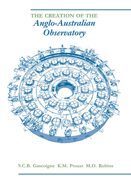 Couverture_The Creation of the Anglo-Australian Observatory