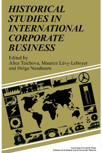 Front cover_Historical Studies in International Corporate Business
